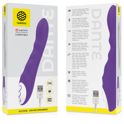vibrateur dante lilas compatible avec la technologie sans fil watchme