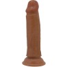 gode réaliste quentin 18 cm marron