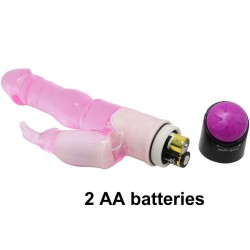 vagues de plaisance vibrateur fantasy avec lapin 23 cm