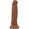 gode réaliste quentin 18 cm marron