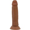 gode réaliste quentin 18 cm marron