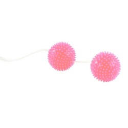 balles texturées rose profondement plaisir 3.6 cm