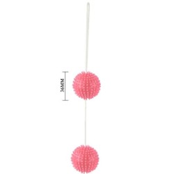balles texturées rose profondement plaisir 3.6 cm