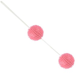 balles texturées rose profondement plaisir 3.6 cm