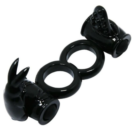 sweet ring double anneau avec double lapin