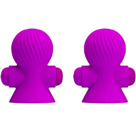 stimulateurs de nipple 12 modes vibration lilas