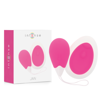 vibrateur jan egg télécommande rose