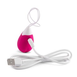 vibrateur jan egg télécommande rose