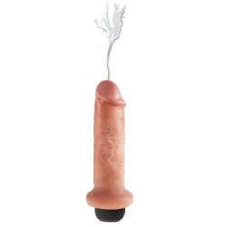 15.24 cm gode éjaculante