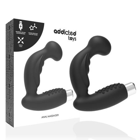 vibrateur prostatique rechargeable modèle 3 - noir