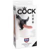 king cock harnais avec pénis réaliste 15,20 cm