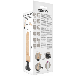 vibrateur réaliste télécommande naturel avec testicules19.5 cm -o- 4 cm
