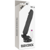 vibrateur réaliste télécommande noir 20 cm -o- 4 cm