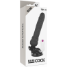 vibrateur réaliste télécommande noir 19.5 cm -o- 4 cm