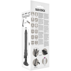 vibrateur réaliste télécommande noir 19.5 cm -o- 4 cm