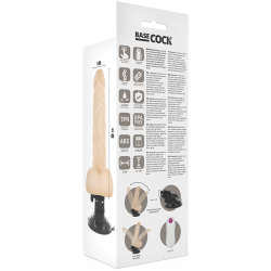 vibrateur articulable télécommande naturel 21 cm -o- 5 cm