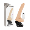 vibrateur articulable télécommande naturel 18.5 cm -o- 4 cm