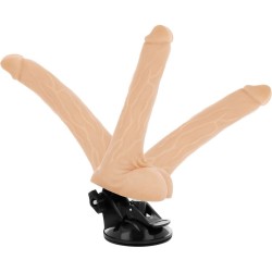 vibrateur articulable télécommande naturel 18.5 cm -o- 4 cm