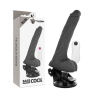 vibrateur articulable télécommande noir 18.5 cm -o- 4 cm