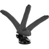 vibrateur articulable télécommande noir 18.5 cm -o- 4 cm
