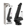 vibrateur articulable télécommande noir 20 cm -o- 4.5 cm