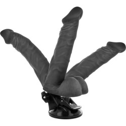 vibrateur articulable télécommande noir 20 cm -o- 4.5 cm