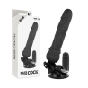 vibrateur réaliste télécommande noir 19.5 cm -o- 4 cm