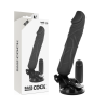 vibrateur réaliste télécommande noir 20 cm -o- 4 cm