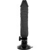 vibrateur réaliste télécommande noir 20 cm -o- 4 cm