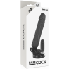 vibrateur réaliste télécommande noir 20 cm -o- 4 cm