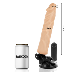vibrateur réaliste télécommande naturel 21 cm -o- 4 cm
