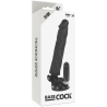 vibrateur réaliste télécommande noir 21 cm -o- 4 cm