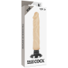 vibrateur réaliste 2-1 naturel 20 cm -o- 4 cm