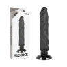 vibrateur réaliste 2-1 noir 20 cm -o- 4 cm