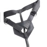 harnais avec pénis brun réaliste 20,3 cm