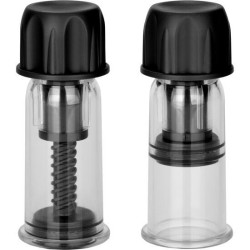 ventouses colt avec ondes stimulantes pour le téton, noires