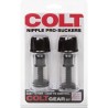 ventouses colt avec ondes stimulantes pour le téton, noires