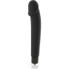 realistic black silicone