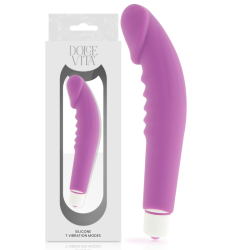realistic pleasure purple silicone