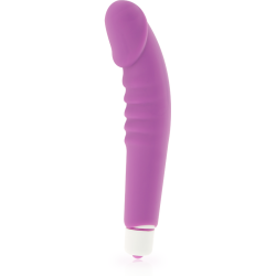realistic pleasure purple silicone