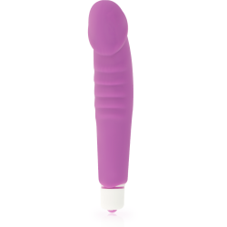 realistic pleasure purple silicone