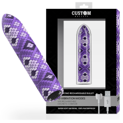 rechargeable snake purple magnetic bullet 10v