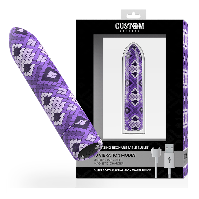 rechargeable snake purple magnetic bullet 10v rechargeable snake purple magnetic bullet 10v
