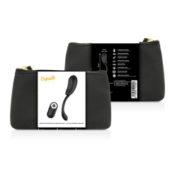 oeuf vibrant télécommande rechargeable noir-or
