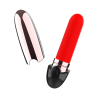 vibrateur rechargeable rouge a lèvres noir- or