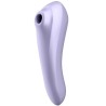 vibrateur dual pleasure air pulse mauve