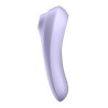 vibrateur dual pleasure air pulse mauve