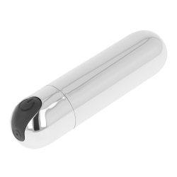 balle vibrante argent 8 cm