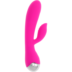 vibrateur rechargeable avec lapin 10 modes de vibration 19 cm