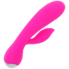 vibrateur rechargeable avec lapin 10 modes de vibration 19 cm